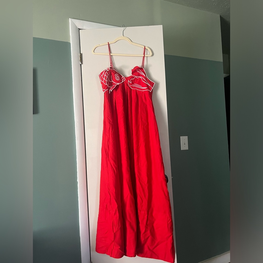 Farm Rio Fish Top Maxi Dress medium